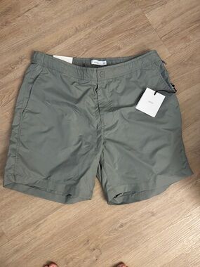 Onia Men's swim shorts trunks in sage